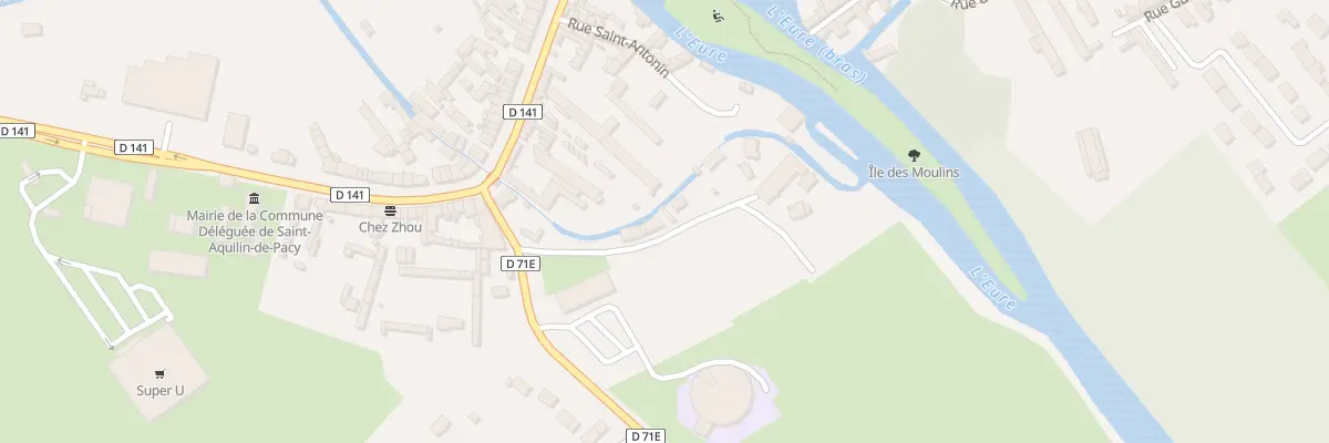Plan du 21 Rue Marcel Moisson à Pacy-sur-Eure