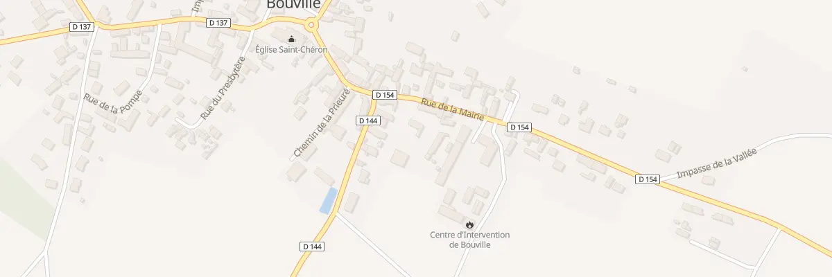 Plan du 14 Rue de la Mairie à Bouville