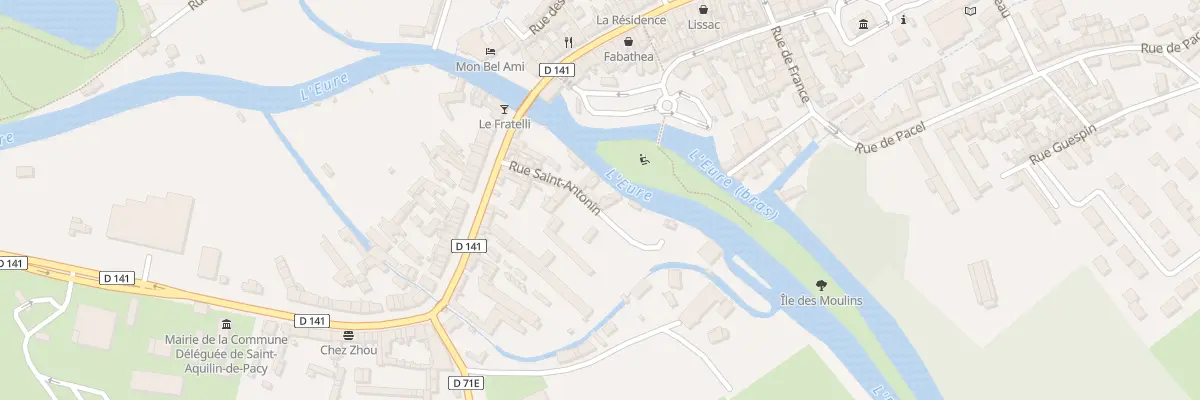 Plan du 13 Rue Saint-antonin à Pacy-sur-Eure