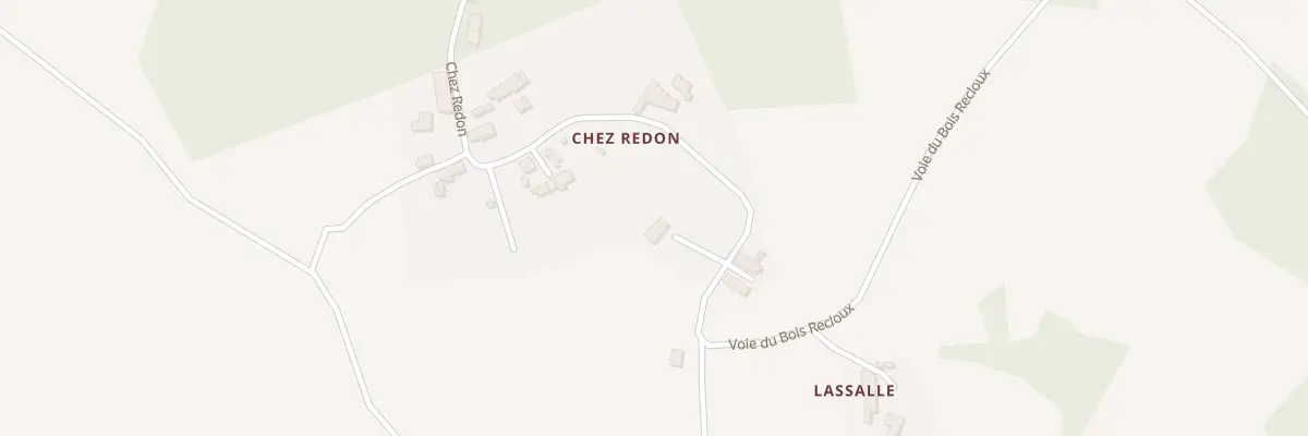 Plan du 5218 Chez Redon Ouest aux Grands-Chézeaux