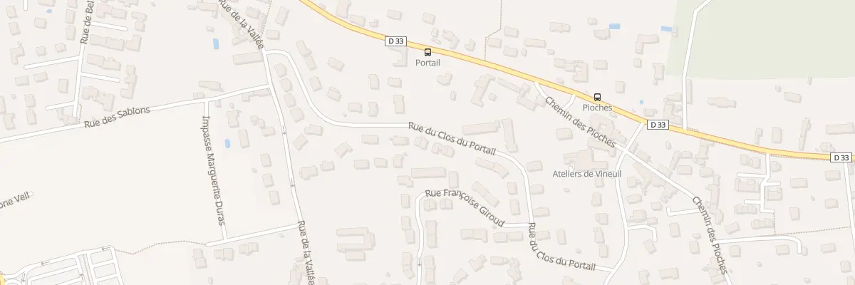 Plan du 31 Rue du Clos du Portail à Vineuil
