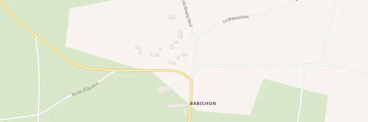 Plan du 60 Rte de Feings à Oisly