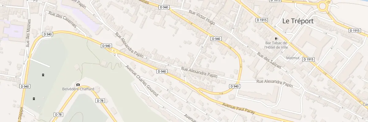 Plan du 38 Rue Alexandre Papin au Tréport