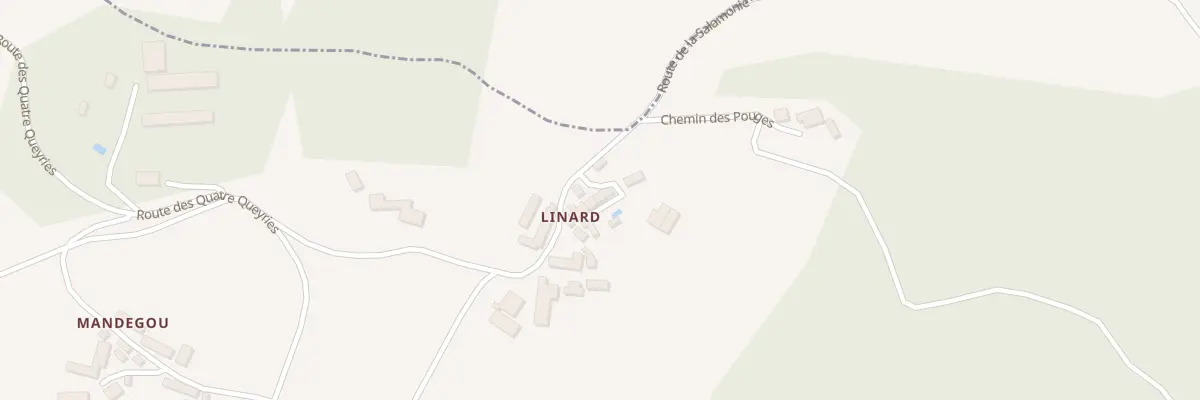 Plan du 228A Linard à Borrèze