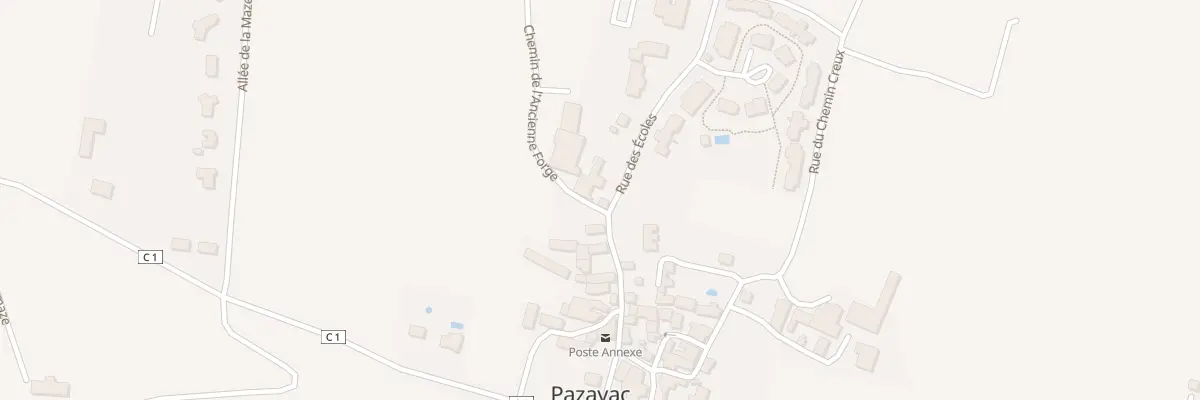 Plan du 187 Rue des Ecoles à Pazayac