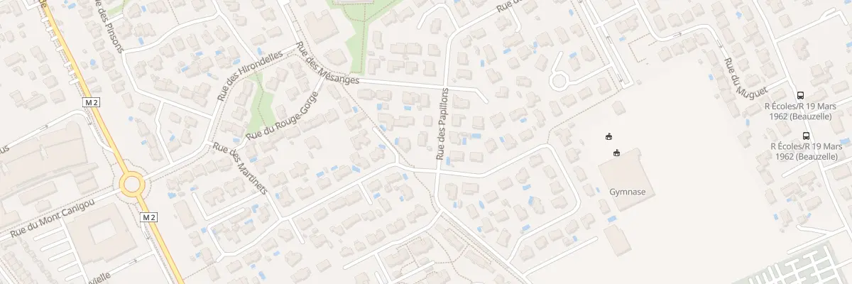 Plan du 24 Rue des Papillons à Beauzelle