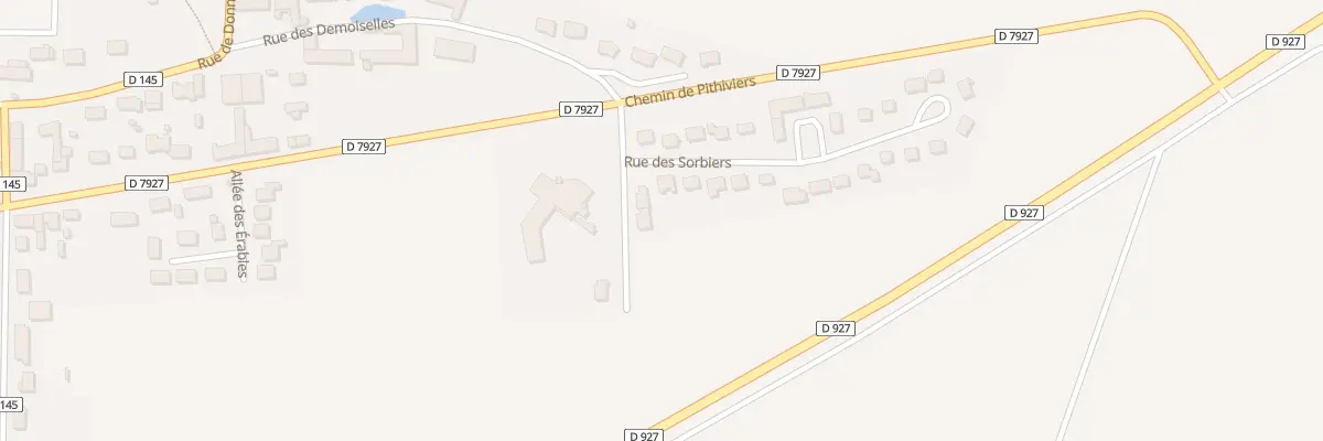 Plan du 1 Les Sorbiers à Jallans