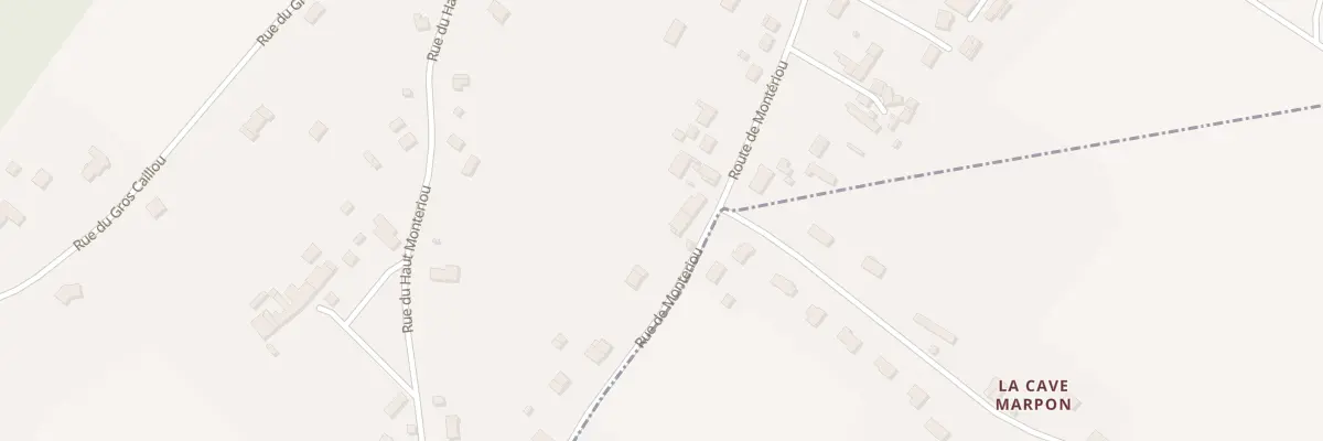Plan du 25 Rte de Montériou à Saint-Romain-sur-Cher