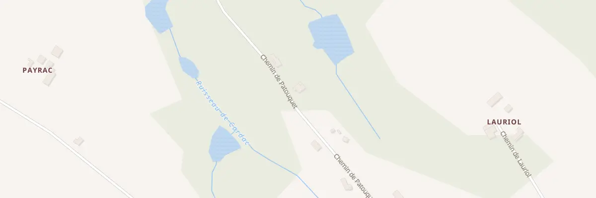 Plan du 542 Che de Patouquet à Mirabel