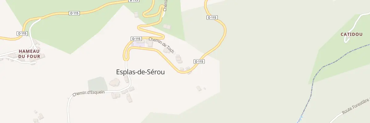 Plan du 5120 Toch à Esplas-de-Sérou