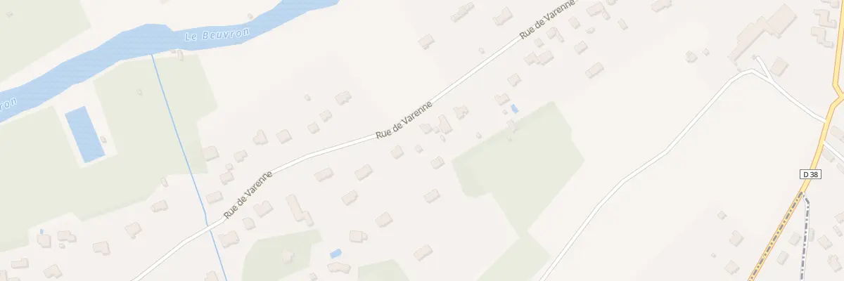 Plan du 61 Rue de la Varenne à Cellettes