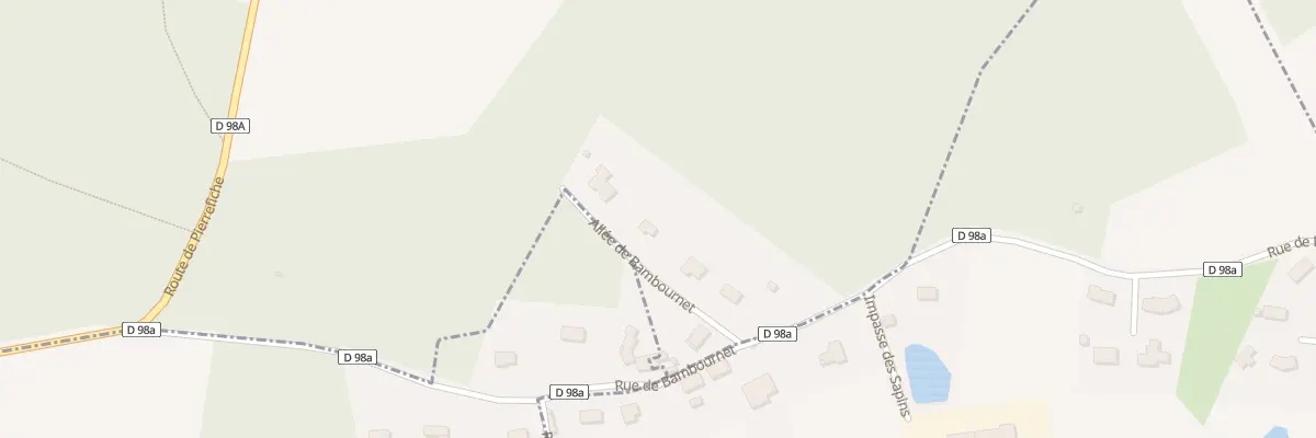 Plan du 6 All de Bambournet à Saint-Just-le-Martel