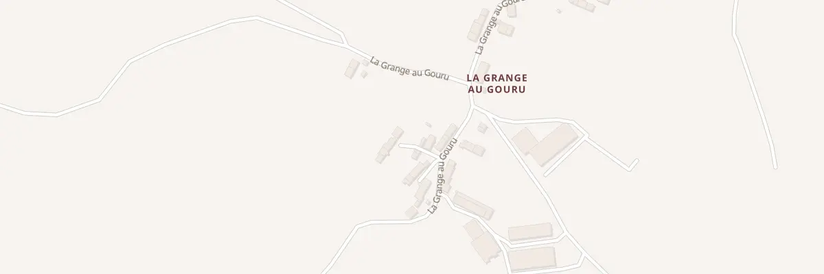 Plan du 20 La Grange au Gouru à Roussines