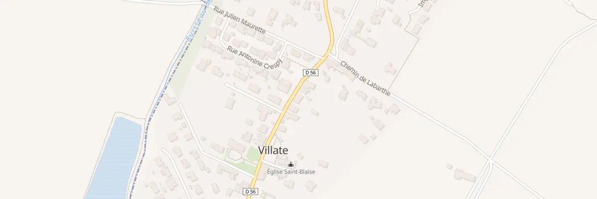 Plan du 28 Rue des Tisserands à Villate