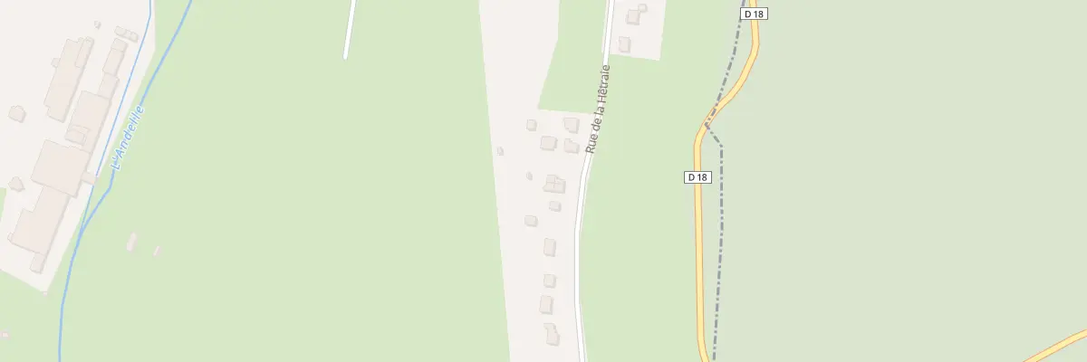 Plan du 280 Rue de la Hetraie à Perriers-sur-Andelle
