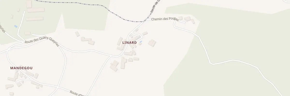 Plan du 243A Linard à Borrèze