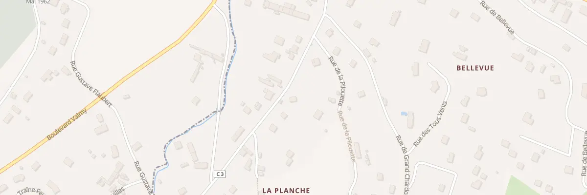 Plan du 291 Rte de Beauval à Seigy