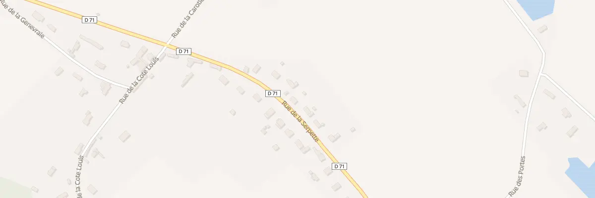 Plan du 42 Rue de la Serpette à Fains