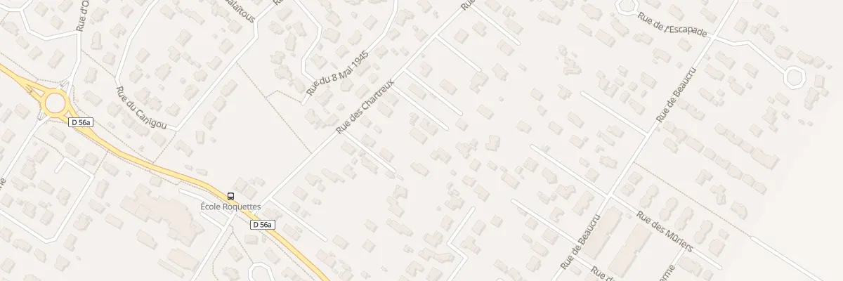 Plan du 28B Rue des Chartreux à Roquettes