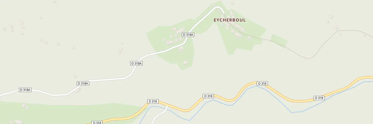 Plan du 601 Eycherboul à Massat