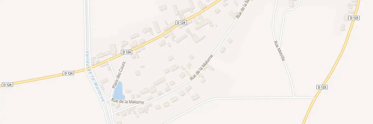 Plan du 16 Rue de la Malorne à Ermenonville-la-Grande