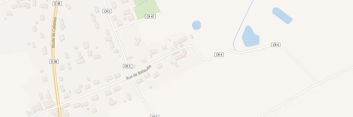 Plan du 23 Rue de Belleville à Chitenay