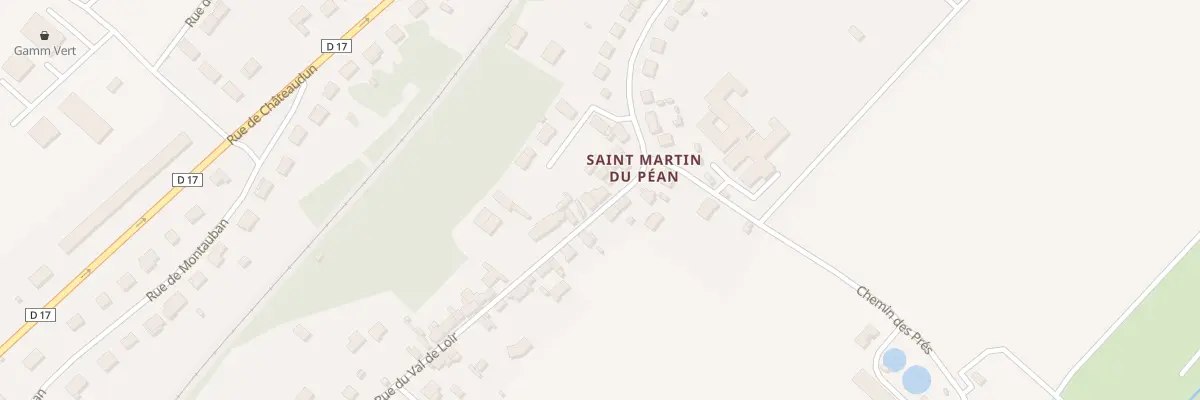 Plan du 8 Rue du Val de Loir à Bonneval