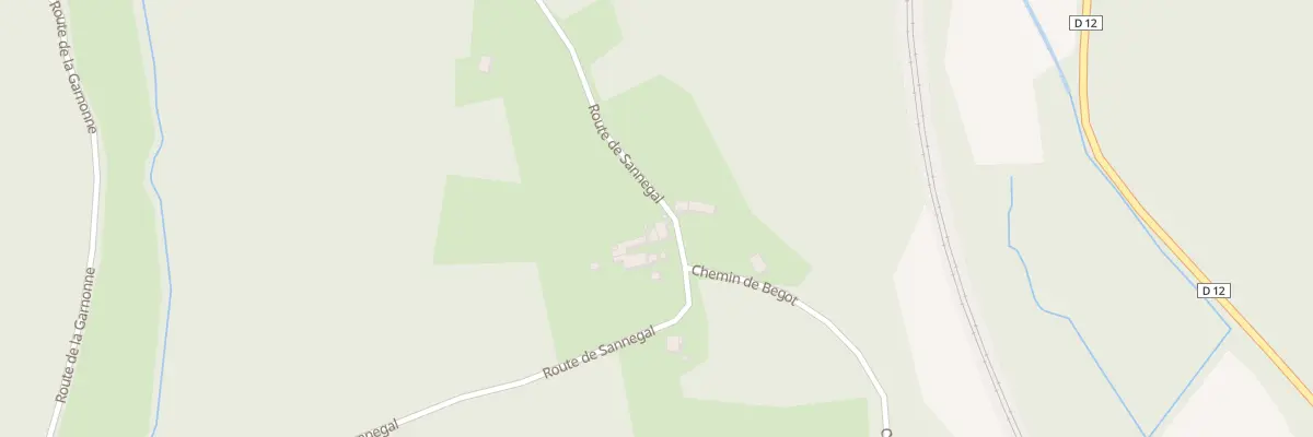 Plan du 1045 Rte de Sannegal à Saint-Denis-Catus