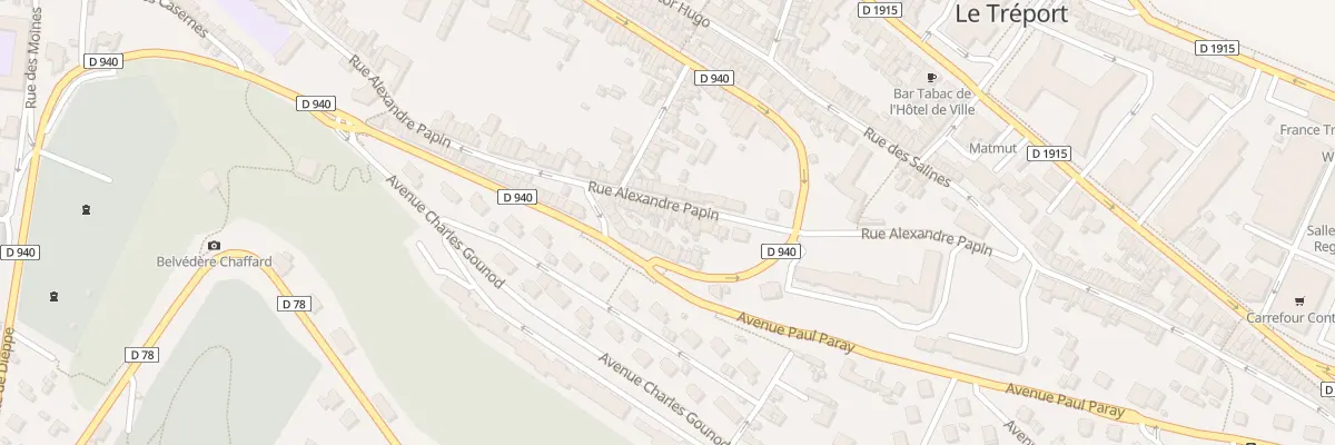 Plan du 19 Rue Alexandre Papin au Tréport