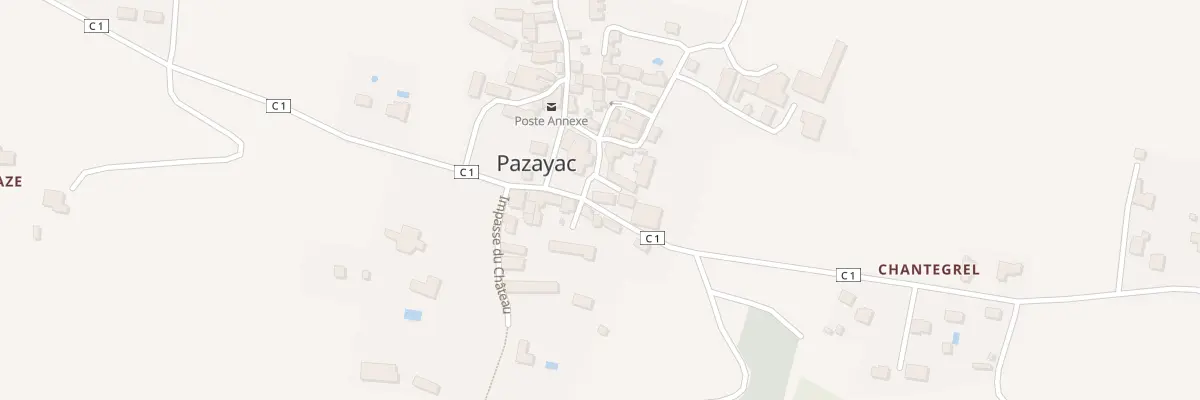 Plan du 9001F Rue de l’Eglise à Pazayac