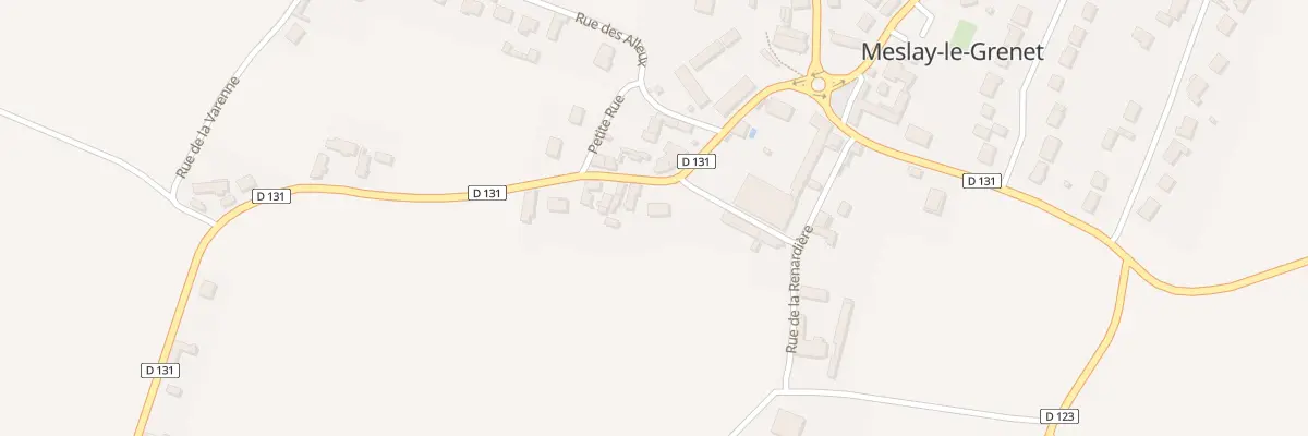 Plan du 1 Rue de la Liberation à Meslay-le-Grenet