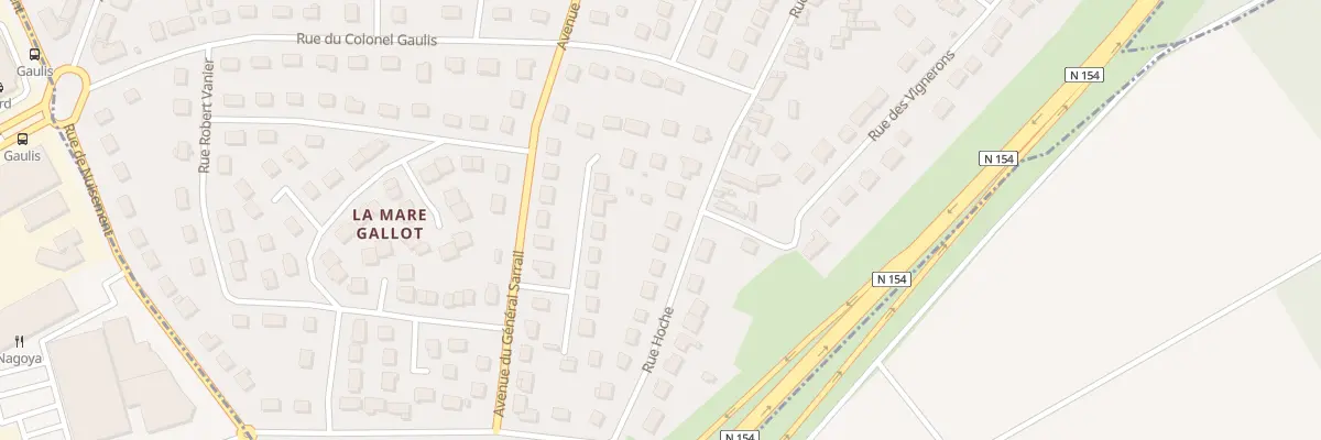 Plan du 74 Rue Hoche à Dreux