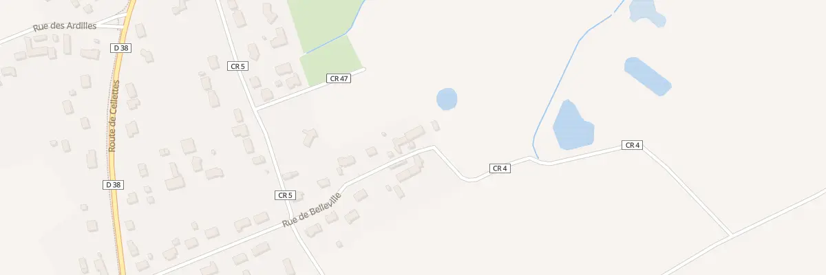 Plan du 24 Rue de Belleville à Chitenay