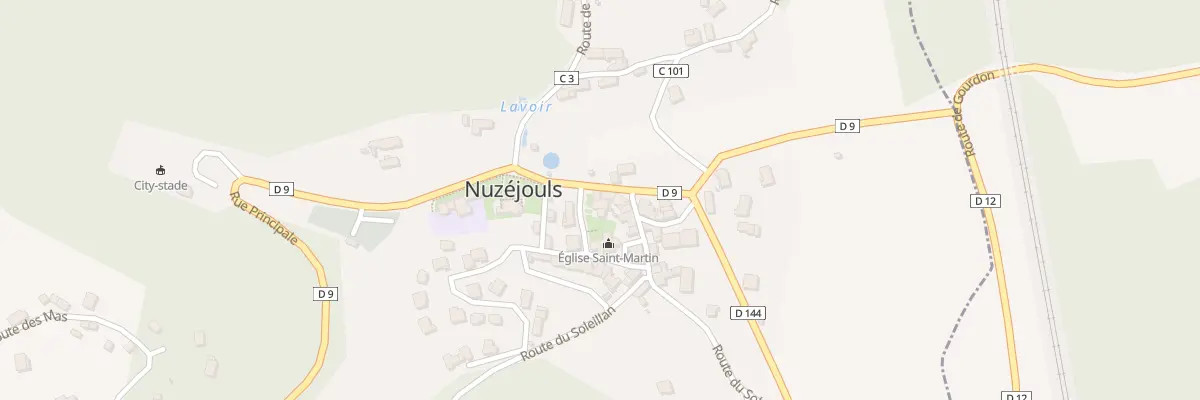 Plan du 5106 Le Bourg à Nuzéjouls