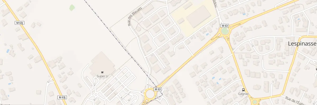 Plan du 23 Rue del Pastura à Lespinasse