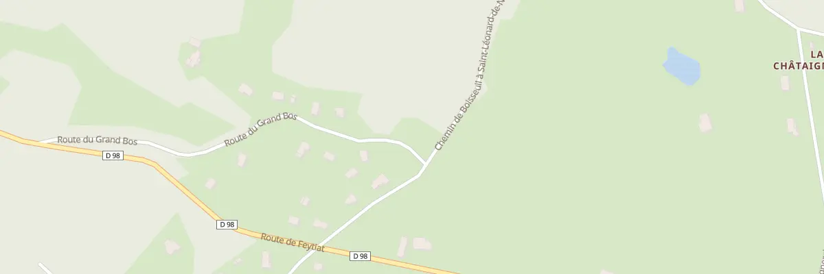 Plan du 45 Rte du Grand Bos à Eyjeaux