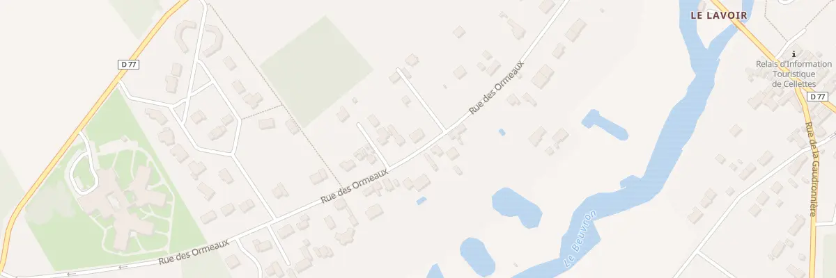 Plan du 26 Rue des Ormeaux à Cellettes