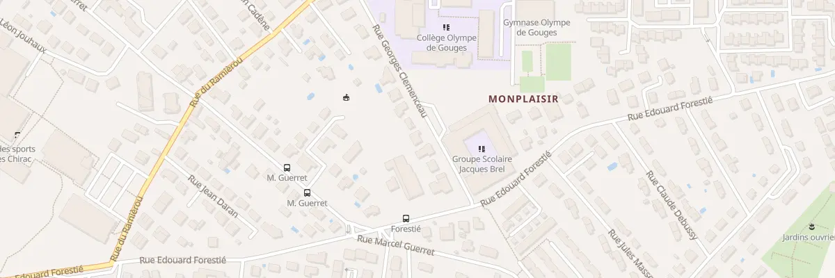 Plan du 210 Rue Georges Clémenceau à Montauban