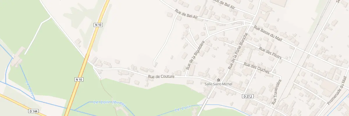 Plan du 16 Rue de Couture à Bonneval