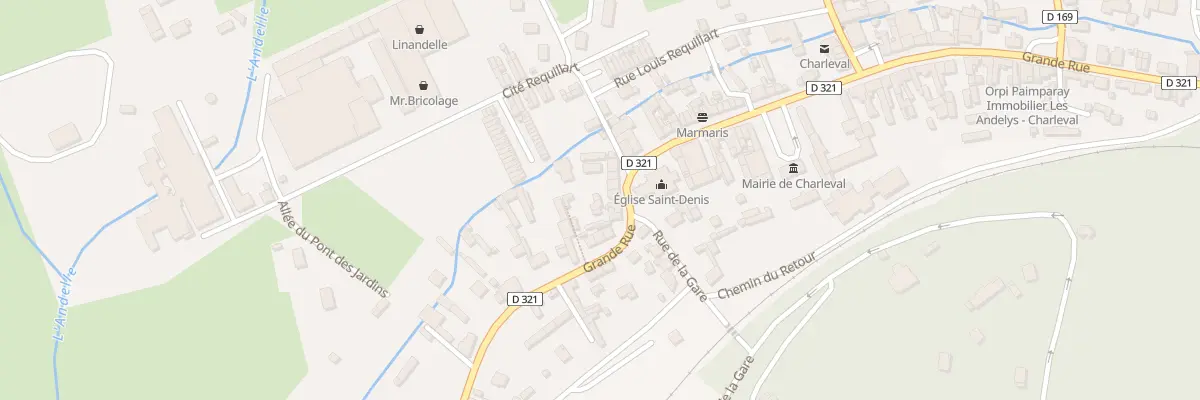 Plan du 31 Grande Rue à Charleval