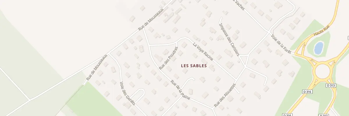 Plan du 3 Rue des Poudres à Bouafles