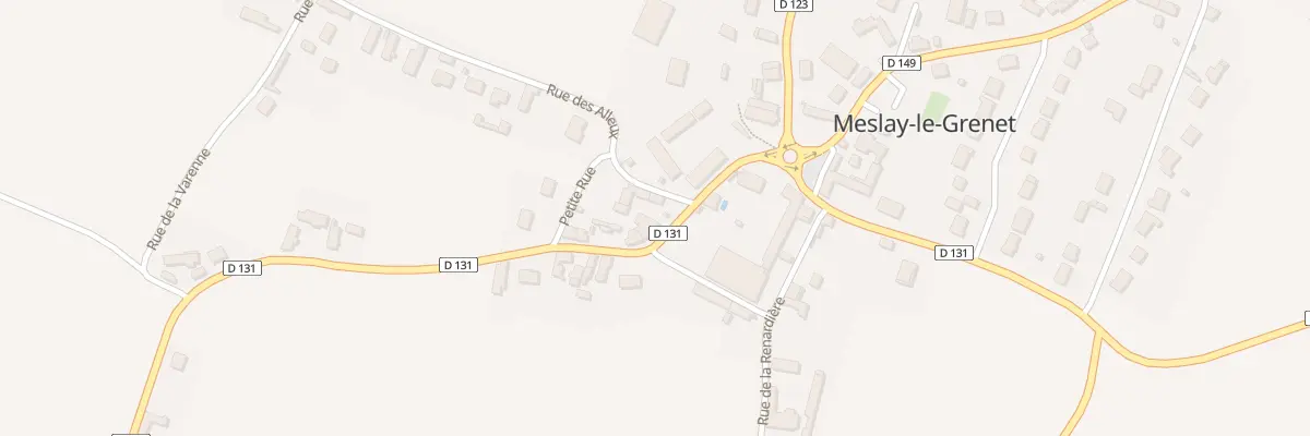Plan du 2 Rue de la Liberation à Meslay-le-Grenet
