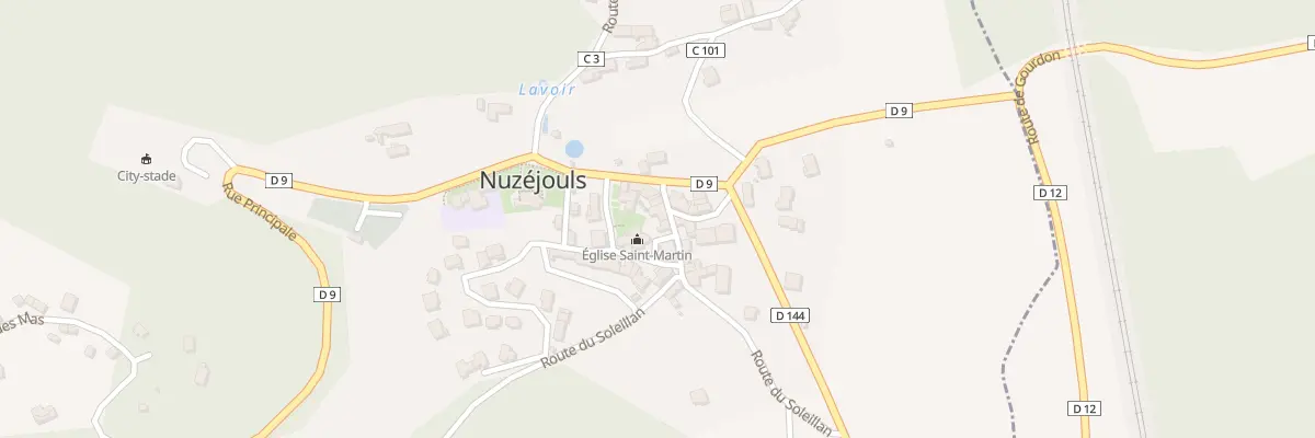 Plan du 5014 Le Bourg à Nuzéjouls
