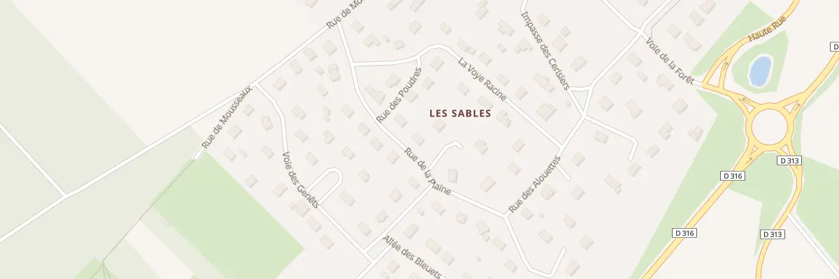 Plan du 3 Rue de la Plaine à Bouafles