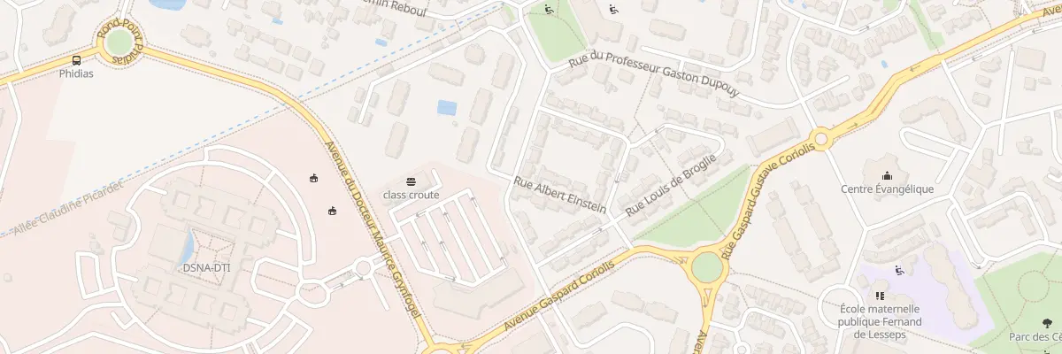 Plan du 45 Rue du Profes Gaston Dupouy à Toulouse