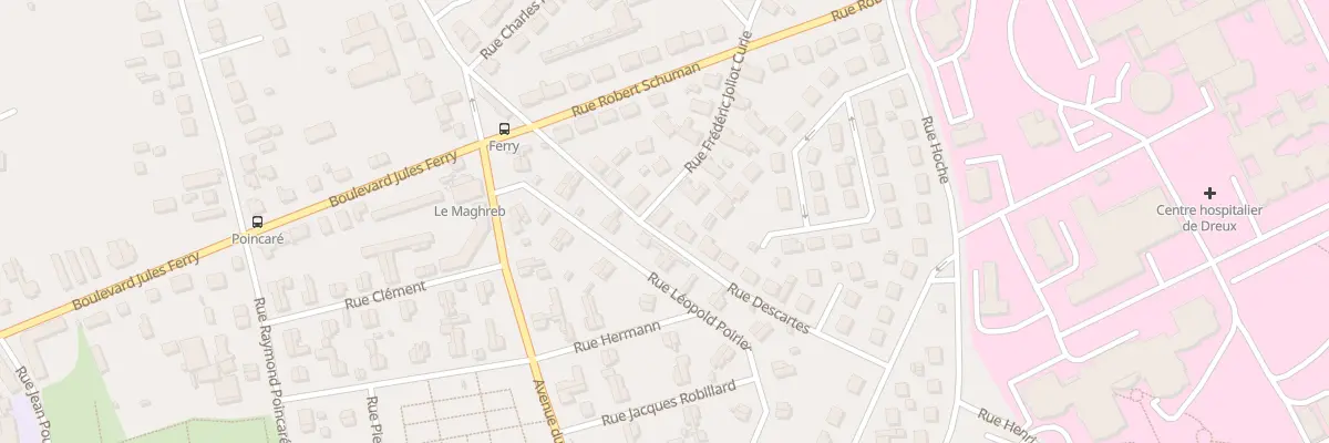 Plan du 27 Rue Fr. Joliot Curie à Dreux