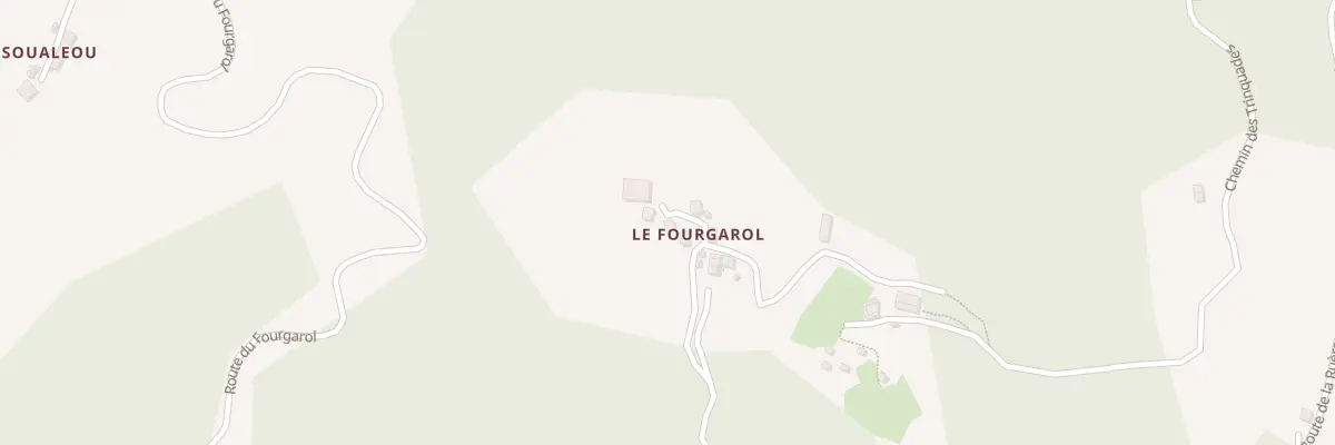 Plan du 60 Le Fourgarol à Boussenac