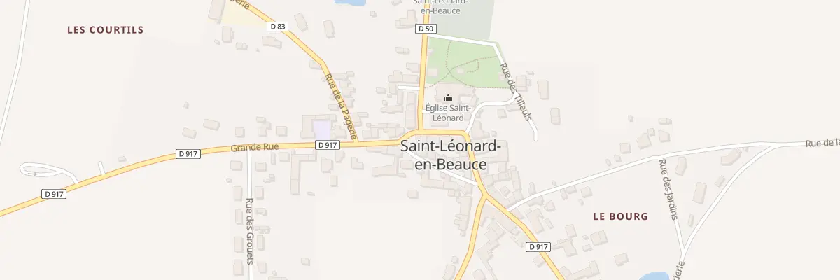 Plan du 14 Gr Grande Rue à Saint-Léonard-en-Beauce