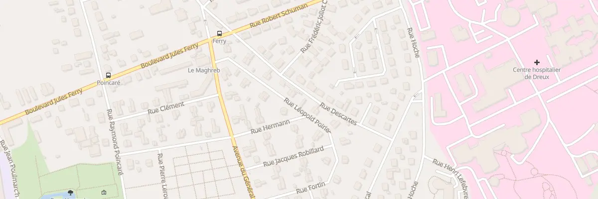 Plan du 15 Rue Léopold Poirier à Dreux