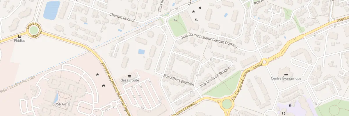 Plan du 33 Rue du Profes Gaston Dupouy à Toulouse